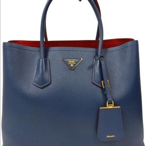 Authentic Prada bn2775, blue with red interior